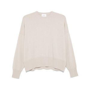 BEYOU Crew Neck Cashmere Blend Sweater Women Beige Sweaters & Knitwear